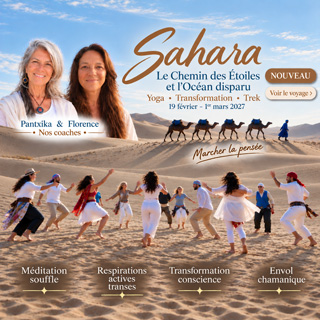 Voyage Sahara. Le chemin des Etoiles dans l'Océan disparu Séjour Yoga transformation, trek dans le désert.